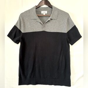 GOODFELLOW Black and Gray Colorblock Sweater Size Medium